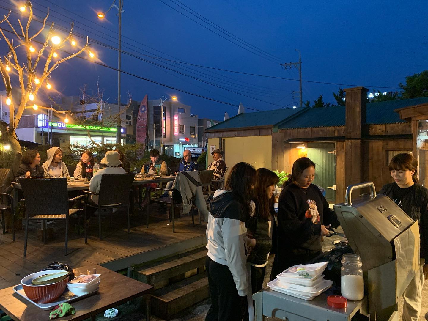 jeju seongsan pub outdoor bbq